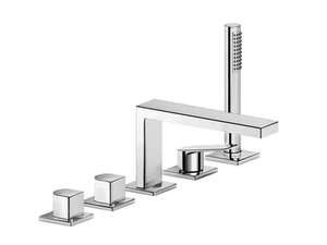 DODA 67 - 6731404 - Deck mounted 5 hole brass bathtub tap with hand shower _ Fir Italia